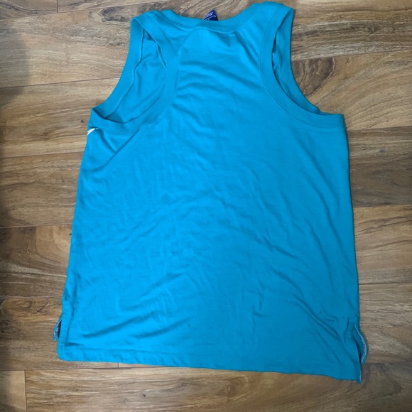 Turquoise Nike Muscle Tee - Picture 2 of 2